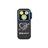 Olight Black Oclip Pro with a Heart and Rose Design, Front View with Triple Lights for Everyday Carry and Illumination