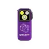 Olight Purple Oclip Pro Front View with Engraved Ring Design, Multi-Light Modes, for Everyday Carry