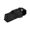 Olight Black M2R Pro Flashlight Holster Side View with Quick Release Buckle for Tactical Gear and Outdoor Carrying