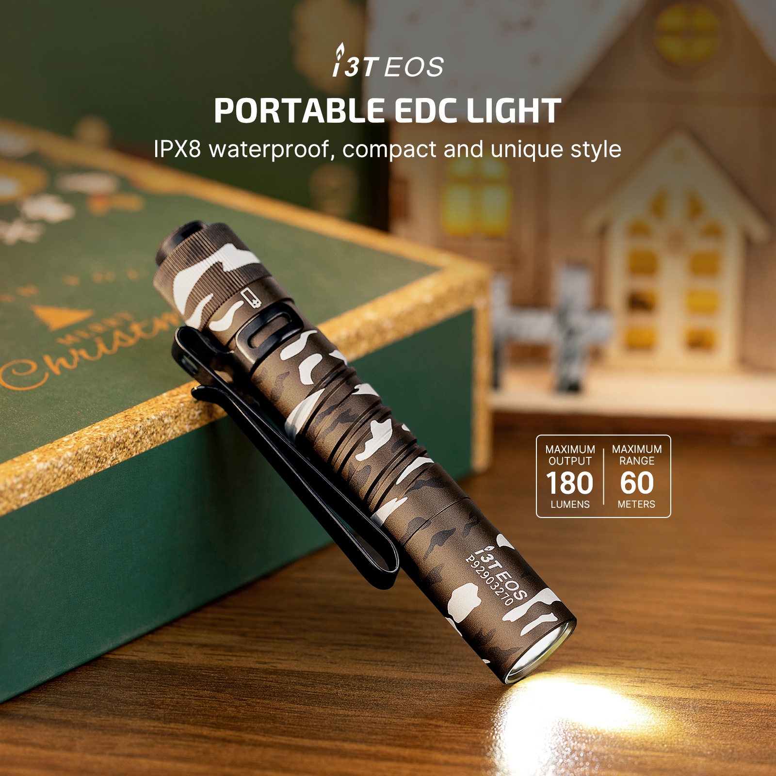 Z*I様 OLIGHT (オーライト) i3T EOS 6本セット　限定多数 Olight i3T EOS 180 Lumens AAA LED Torch Compact Portable EDC Gear