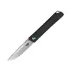 Olight Obuy Sheepdog Pocket Knife with Black Handle and Blue Pivot Pin for Outdoor Camping and Everyday Carry