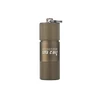 Olight i1R 2 EOS tiny rechargeable LED keychain flashlight in desert tan finish with key ring attachment