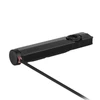 Olight Arkfeld flat EDC flashlight charging via magnetic MCC cable on a white background