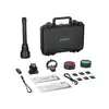 Black Olight Javelot Turbo 2 Long Range Flashlight Kit with Carrying Case and Tactical Accessories for Hunting and Search
