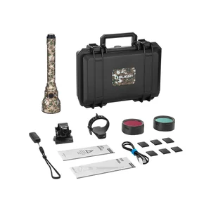 Olight Camouflage Javelot Turbo 2 Flashlight Kit with Hard Case and Hunting Accessories for Outdoor Search and Rescue