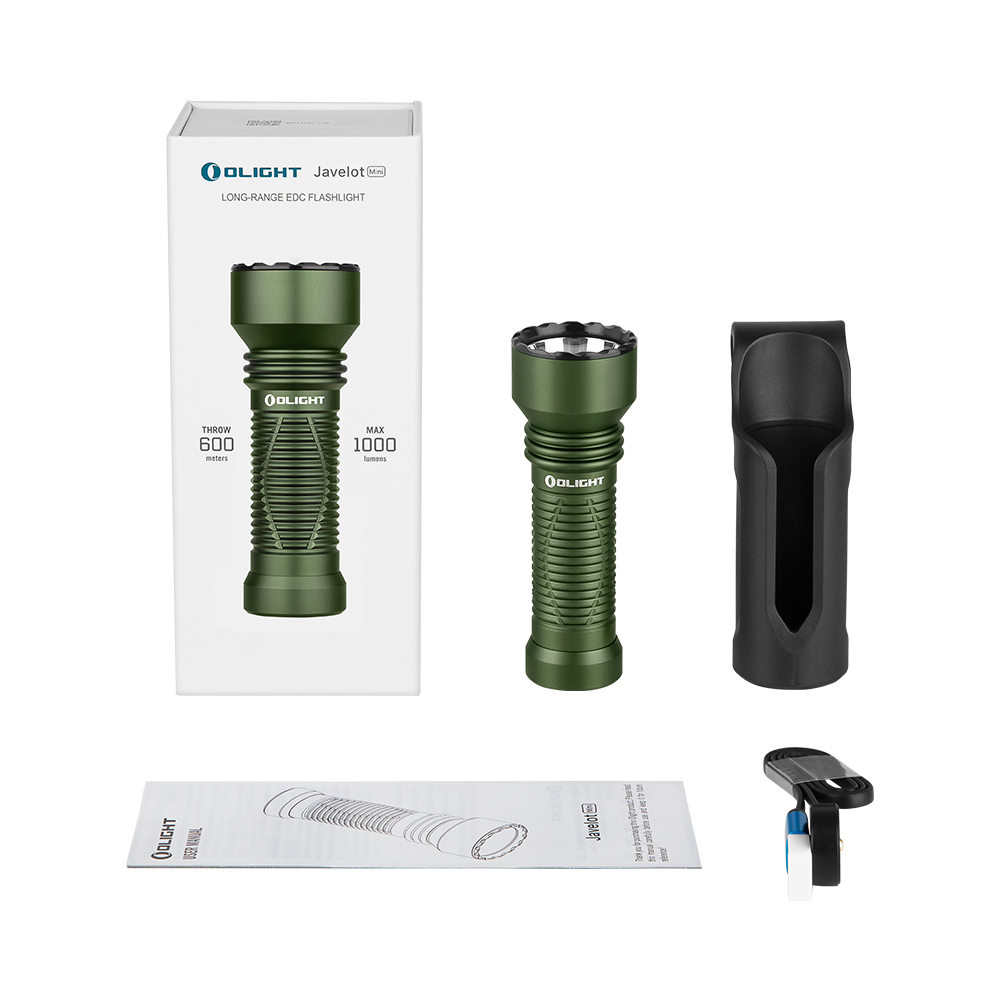 Olight Javelot Mini 1000 Lumen EDC Flashlight Long Range Compact