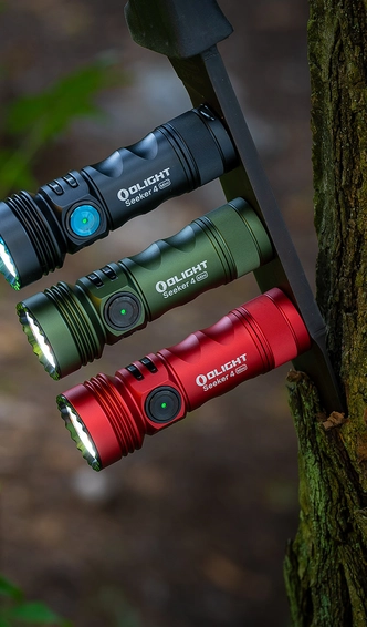 Olight Seeker 4 Mini 1200 Lumens Mini EDC Torch with White & UV