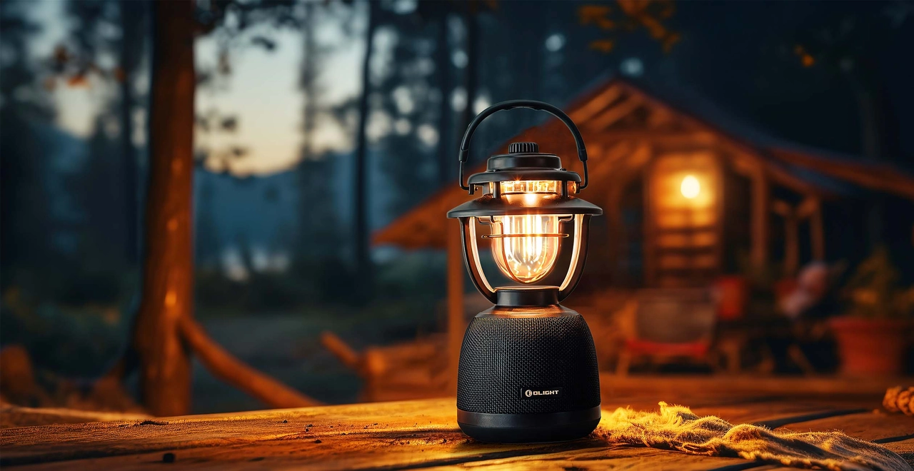 Olight Olantern Music Rechargeable Camping Musical Lantern Speaker