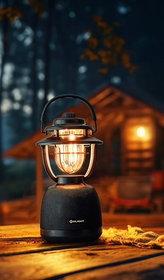 Olight Olantern Music Rechargeable Camping Musical Lantern Speaker