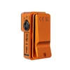 Olight Orange Oclip 2 Ultra Clip-on Light Back View with Textured Spring Clip for Everyday Carry and Outdoor Use