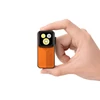 Olight Orange Oclip 2 Ultra Compact Clip-on EDC Light Handheld Front View showcasing Dual-LEDs for Outdoor Hiking Use