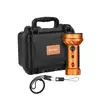 Olight Orange Marauder Mini 2 Flood/Spotlight with Magnetic Charging Cable in Protective Case for Outdoor Adventures