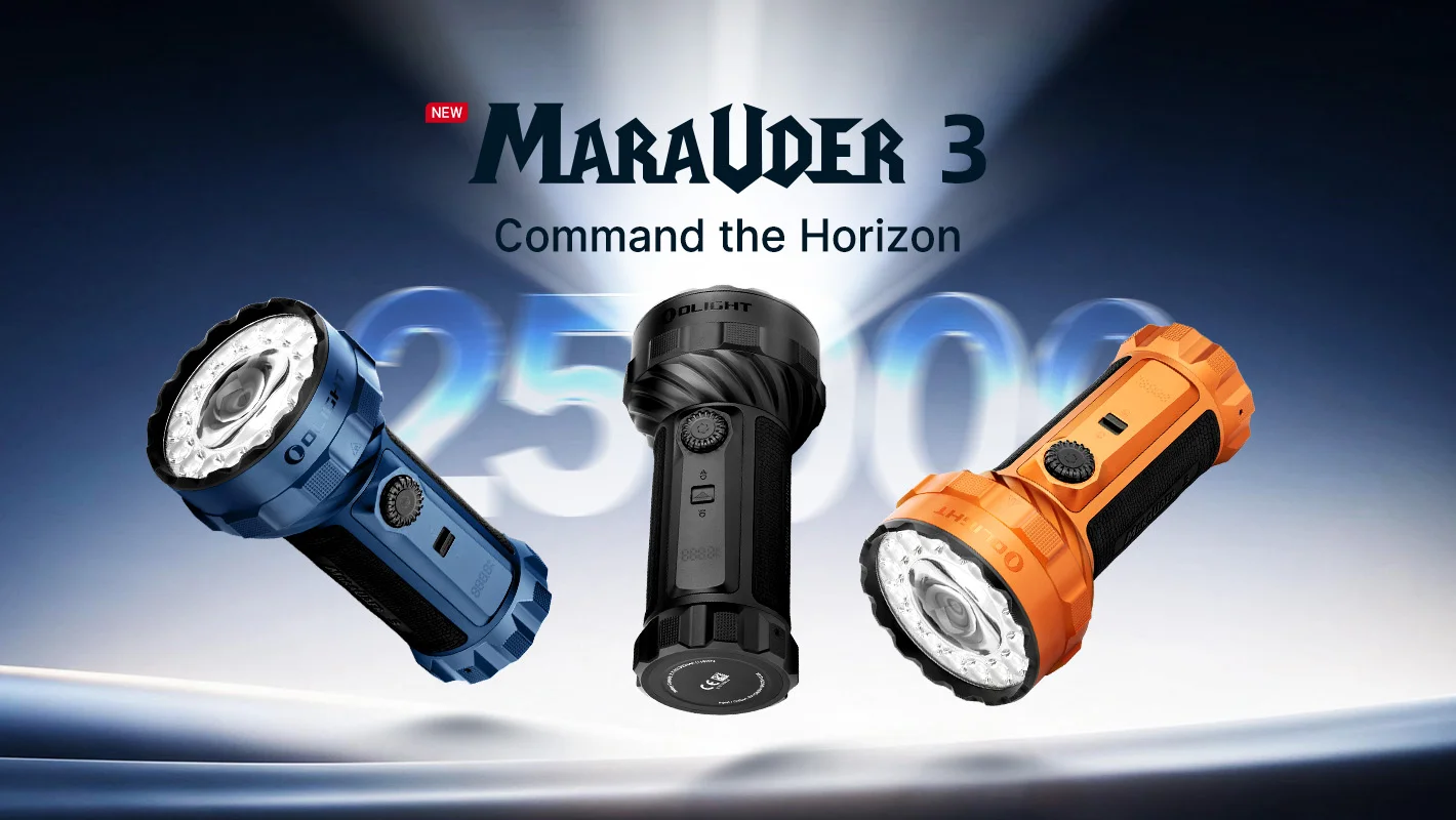 Blue X9R Marauder High Lumen Flashlight