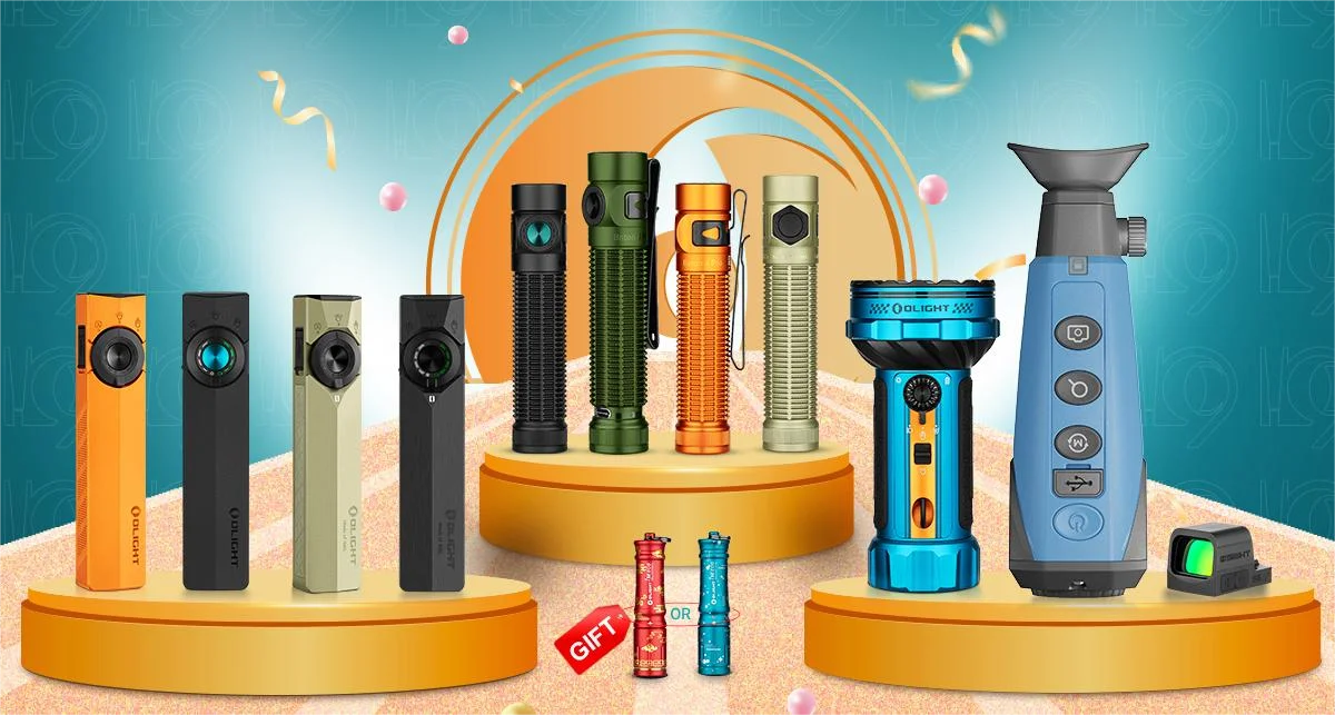 Olight 19th Anniversary Sale:New Baton Series Launch