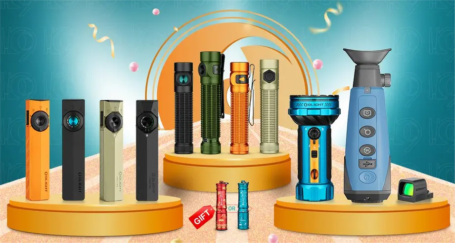 Olight 19th Anniversary Sale:New Baton Series Launch
