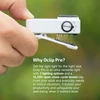 Olight White Oclip Pro with Textured Control Dial and 14mm Clip for Everyday Task Lighting
