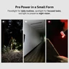 Olight Oclip Pro floodlight for daily routines, spotlight for focused tasks, and red light for night vision.