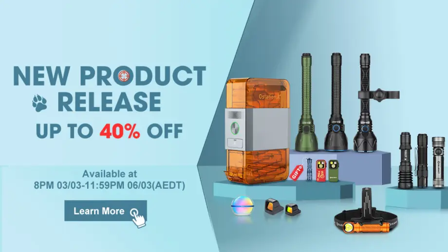 Olight New Arrivals & March Sale Benefits!