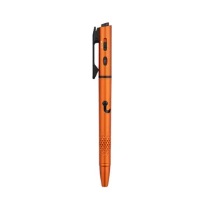 Olight Orange Open 3 Penlight with Ballpoint Pen, Laser Pointer, and Red Light for Everyday Carry