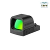 Olight Black Osight K Reflex Sight 3/4 View with Green Coated Lens and Side Buttons for Tactical Target Shooting