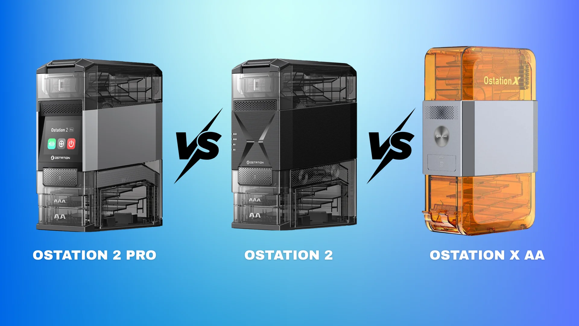 Ostation 2 Pro vs Ostation 2 vs Ostation X (AA)