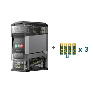 Olight Ostation 2 Pro Battery Charger and Organizer with Twelve 1.5V Lithium AA and AAA Batteries for Home Power Storage