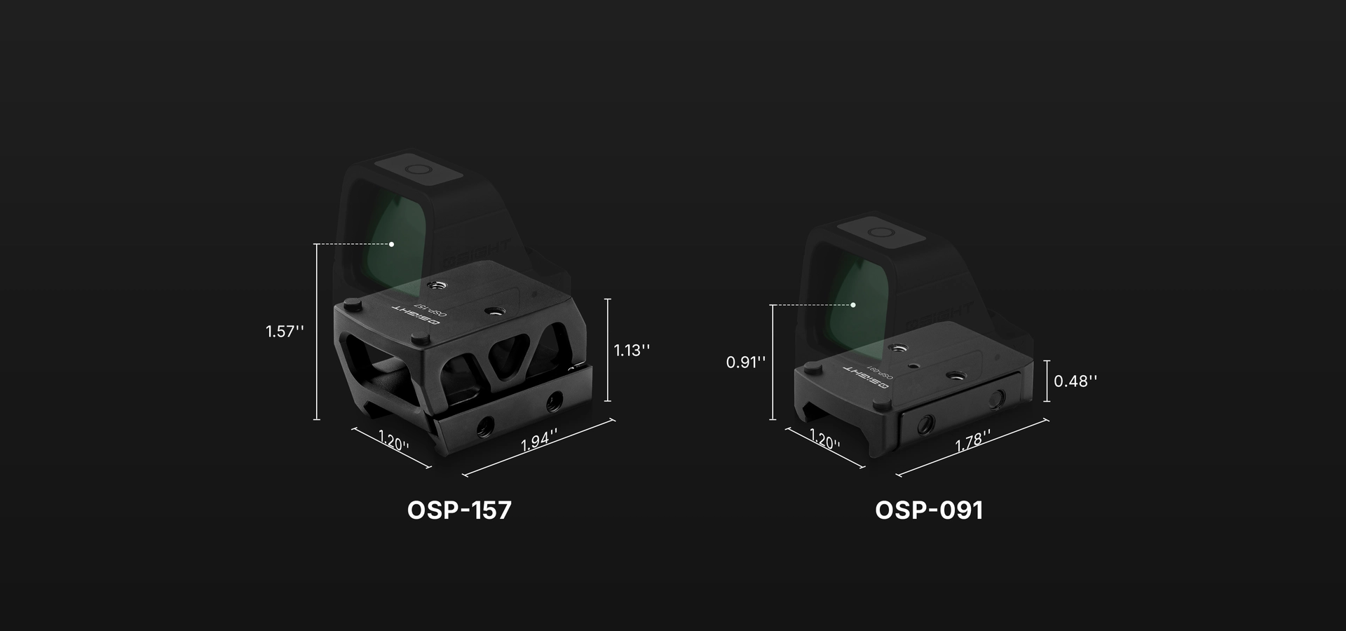 Osight X - Red Dot Reflex Sight - Olight Australia