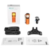 Olight Perun 2 Mini versatile dual light source right-angle flashlight with accessories, user manual, and packaging