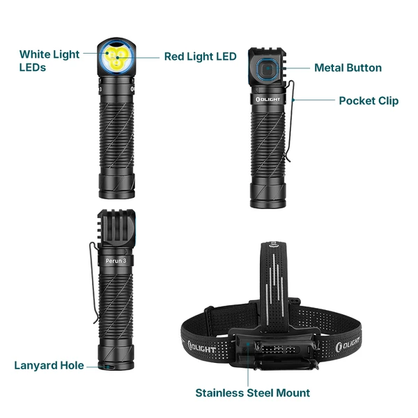 Olight Perun 3（ブラック）新品未使用 Perun 3 [OLIGHT]