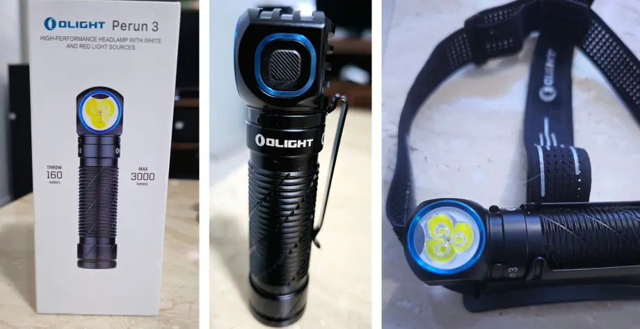 Olight Perun 3（ブラック）新品未使用 Olight Perun 3 Headlamp Review - ZeroAir Reviews