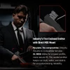 Olight Osight enclosed emitter red dot sight directly mounted on a GL MOS pistol slide by a man in a suit