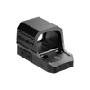 Olight Osight matte black red dot sight showing side buttons and mounting base isolated on white background