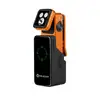 Olight Orange Oclip 2 Pro Clip-on Light in Charging Case showing Battery Indicator Display for EDC and Outdoor Use