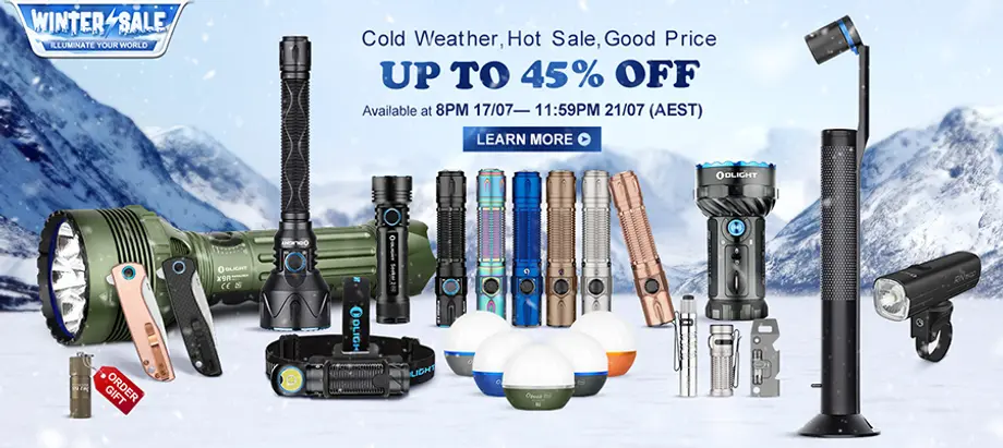 Hurry Up! 2022 Olight Winter Sale Has Begun! Don't Miss It.