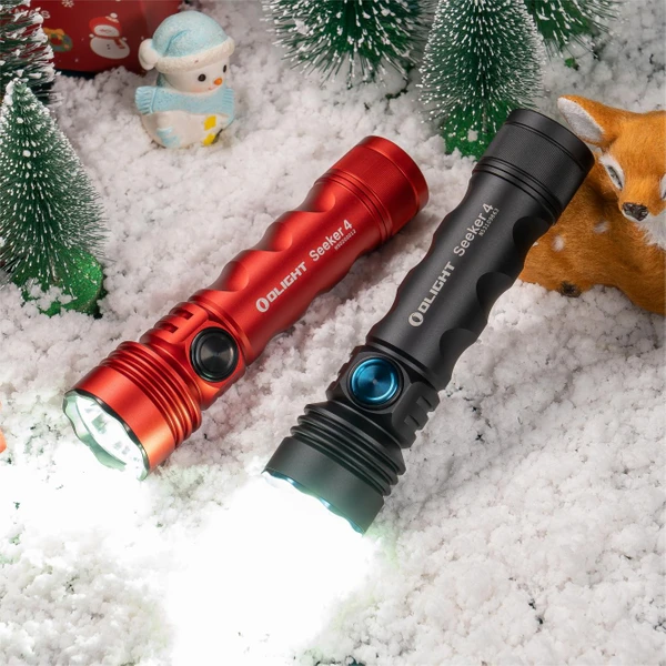 Olight Seeker 4 -USB-C Rechargeable Bright LED Pocket Flashlight