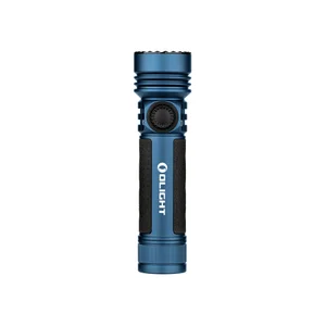 front view Seeker 4 Pro Powerful Rechargeable Led Torch in midnight blue