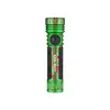 Olight Green and Red Seeker 4 Pro Flashlight Side View with Tactical Grip for High-Performance Illumination and Outdoor Adventure