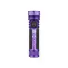front view Seeker 4 Pro Powerful Rechargeable Led Torch in Cyber Violet