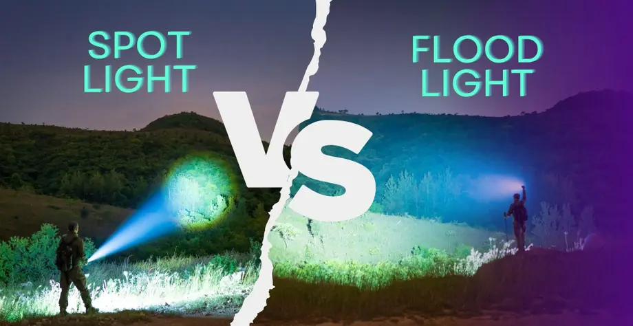 Educational Post | The Difference Between Floodlight and Spotlight Flashlights - Know Your Tech?
