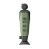 Green handheld thermal monocular for night vision or hunting, with power, mode, zoom, and photo buttons.