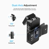 Olight Black Oclip 2 Ultra Work Light featuring 115-Degree Tilting Head and 360-Degree Rotating Clip for Hands-Free Use