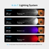 Olight Orange Oclip 2 Ultra 4-in-1 Lighting System featuring Floodlight Spotlight UV and Red Light Modes for versatile use