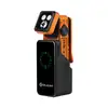 Orange Olight Oclip 2 Ultra Clip-on Light in Charging Case with LED Battery Indicator for Hands-Free EDC Use