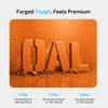 Olight Orange Oclip 2 Ultra Forged Aluminum Material Strength Detail Showing Durable and Tough Premium Build Quality