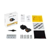 Olight Osight XE AMRS red dot sight with packaging box, user manual, screws, tools, and cleaning cloth.