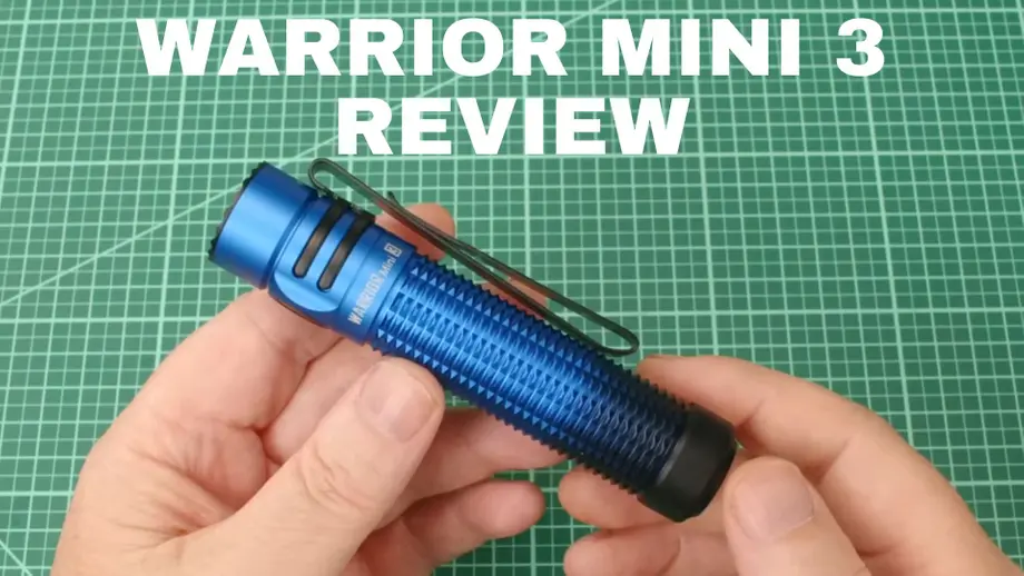 OLight WARRIOR mini3ブルー Olight Warrior Mini 3: Compact 1750 Lumen EDC Flashlight