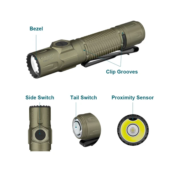 Olight Warrior Ultra - Military Powerful Tactical Torch