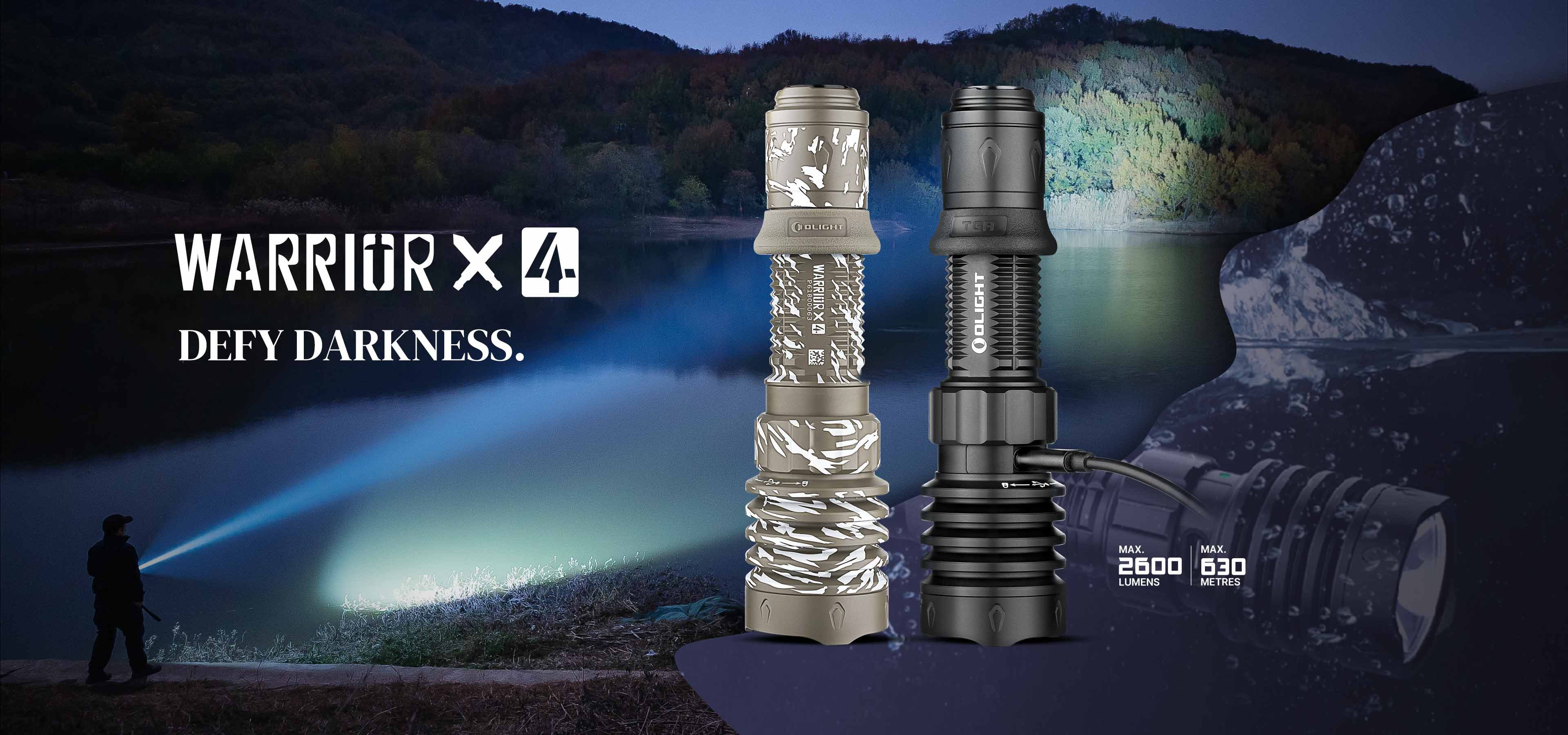 Olight Warrior X 4 Tactical Flashlight