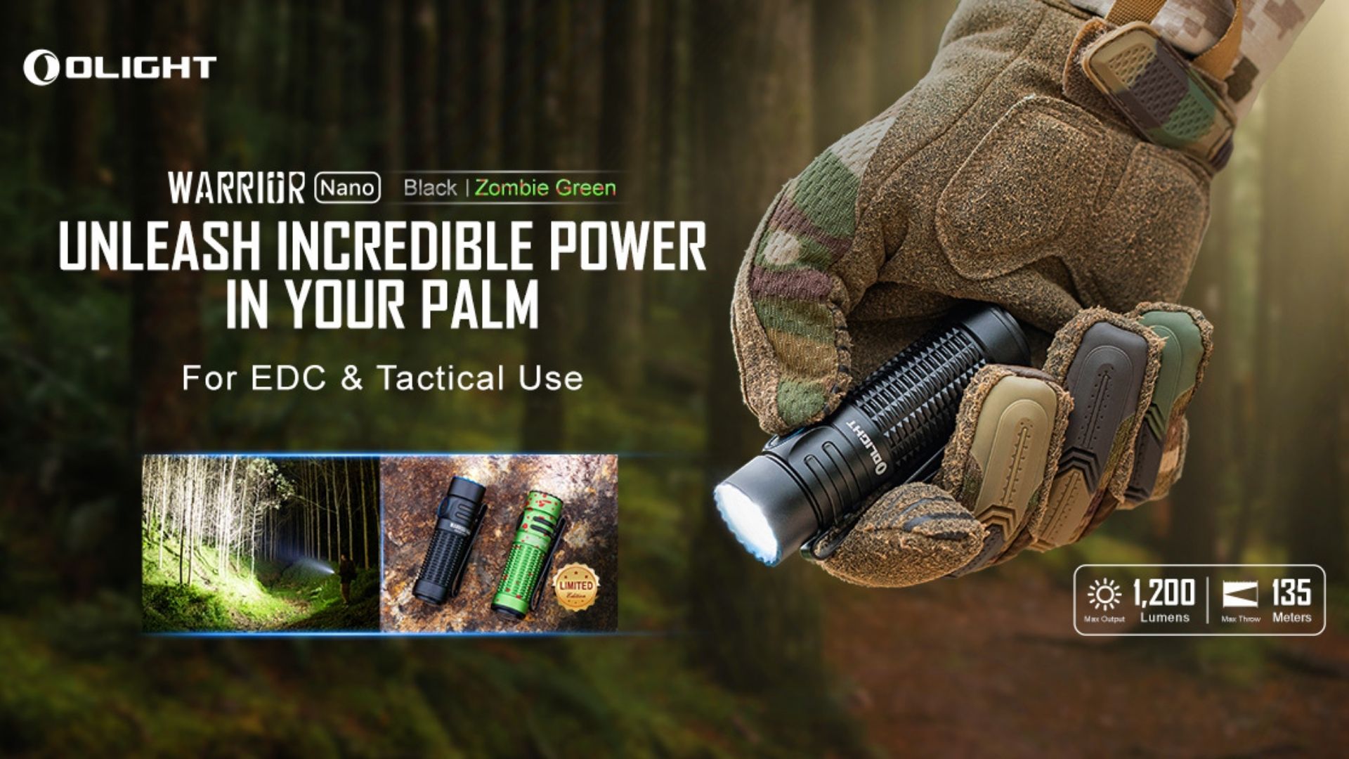 Why Choose Warrior Nano? Most Compact Rechargeable Tactical Flashlight