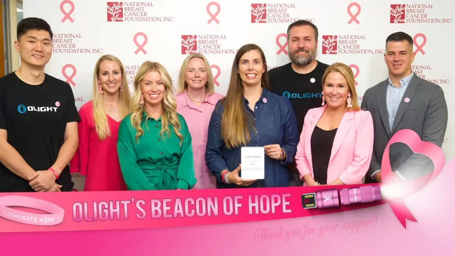 Olight's Beacon of Hope: Illuminating Breast Cancer Awareness with Global Partners
